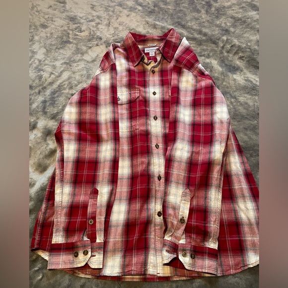 Men’s XL Carhartt Plaid Button Down - Picture 3 of 4